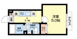 プルメリア麦田町の物件間取画像